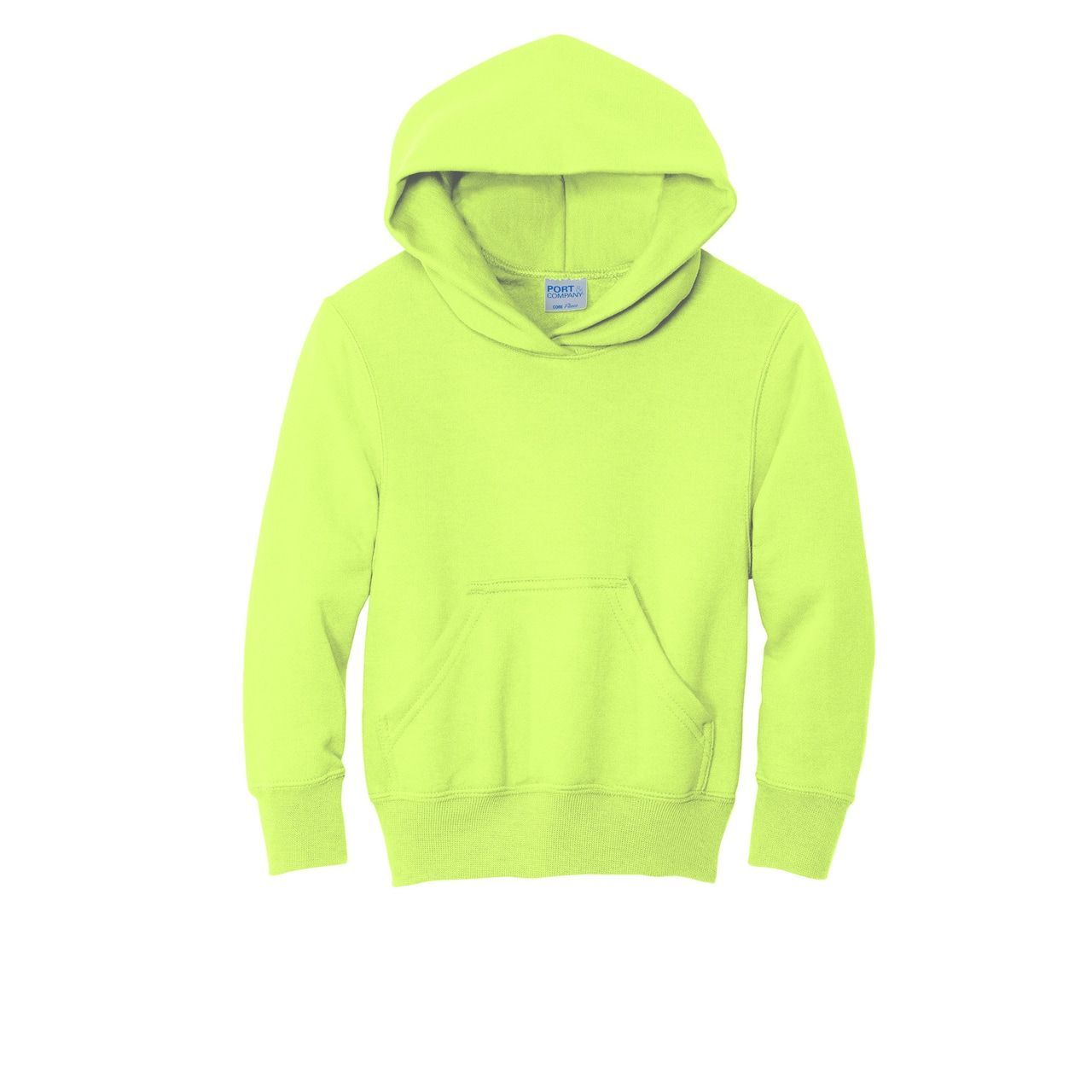 Port & Company® Youth Neon Fleece Pullover Hooded Sweatshirt
